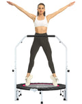 DARCHEN Mini Trampoline Rebounder - 200KG Foldable Indoor Fitness Trainer
