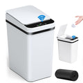 Smart Touchless Bathroom Trash Can 10L Motion Sensor Rubbish Can +50pcs bag