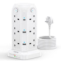 Jolof Store Tower Extension Lead | 1400J Surge Protected with 6 USB