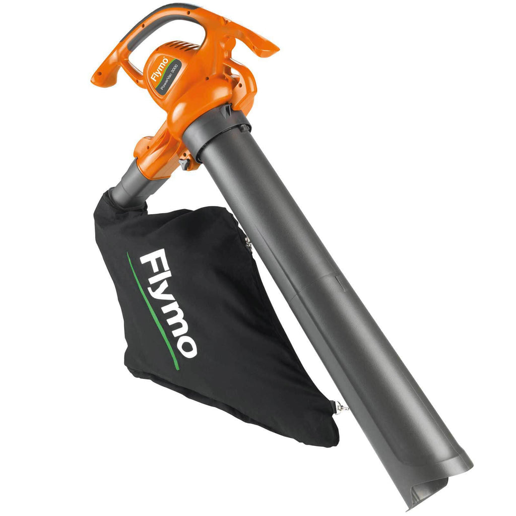 Flymo PowerVac 3000 Electric Leaf Blower, Vacuum & Mulcher – 3000W