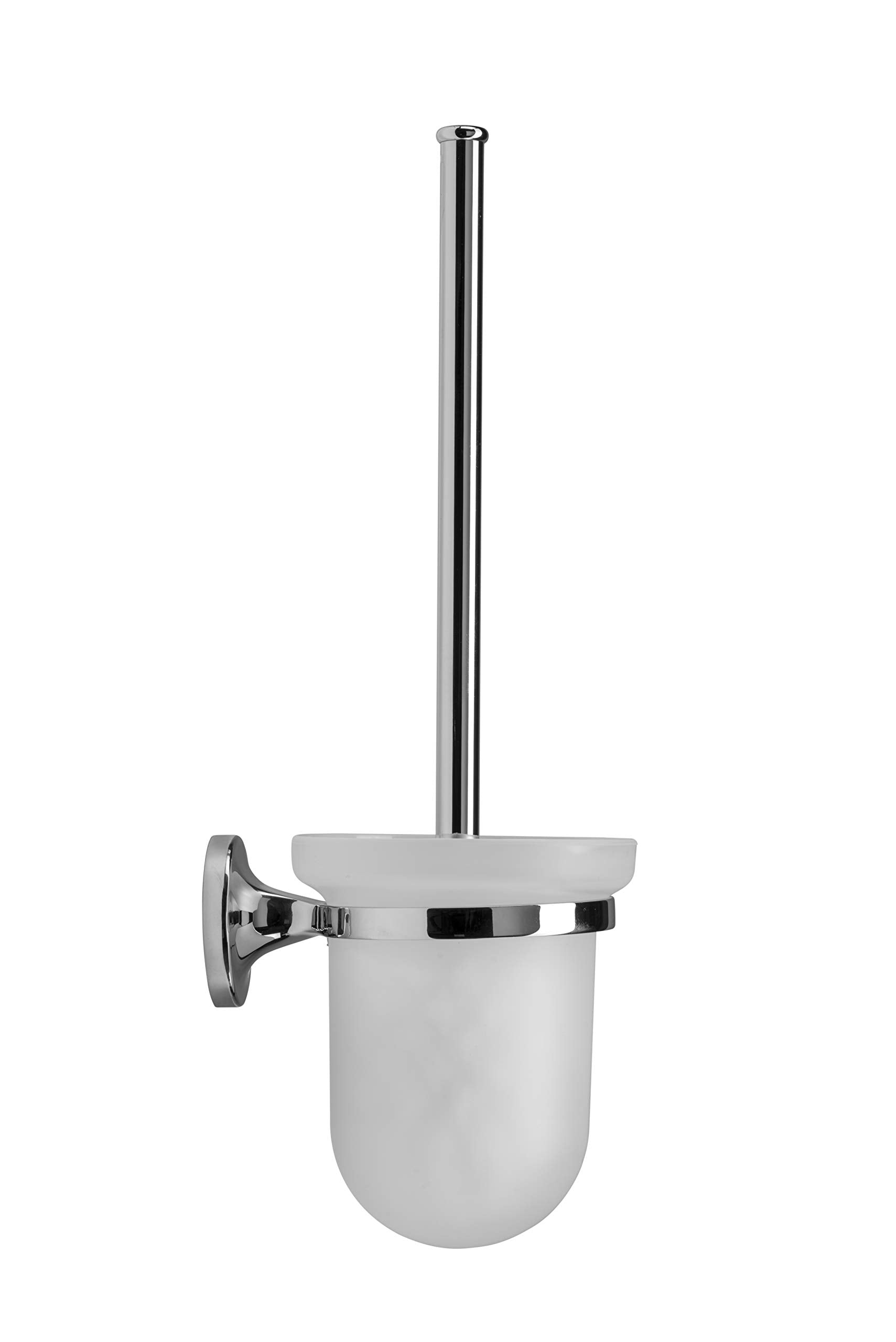 Croydex Westminster Toilet Brush Holder – Wall Mounted Chrome Finish