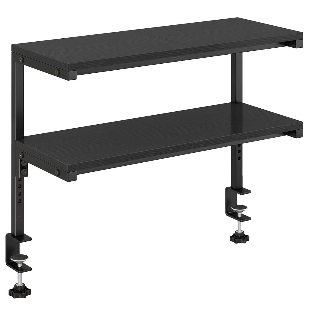 IBUYKE Clamp on Desk Shelf, 22.8” Large Desk Extender Shelves TMZ010B - image 1