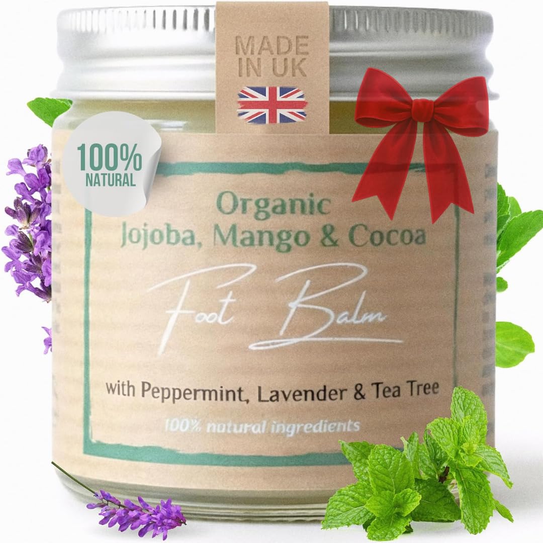 innoScent Natural Foot Balm for Cracked Heels – Vegan Tea Tree & Lavender