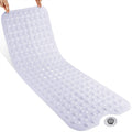 Yimobra Extra Long Non-Slip Bath Mat | 100x40cm Machine Washable - White