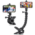 Sametop Gooseneck Phone Holder – Adjustable Clamp Mount for Desk
