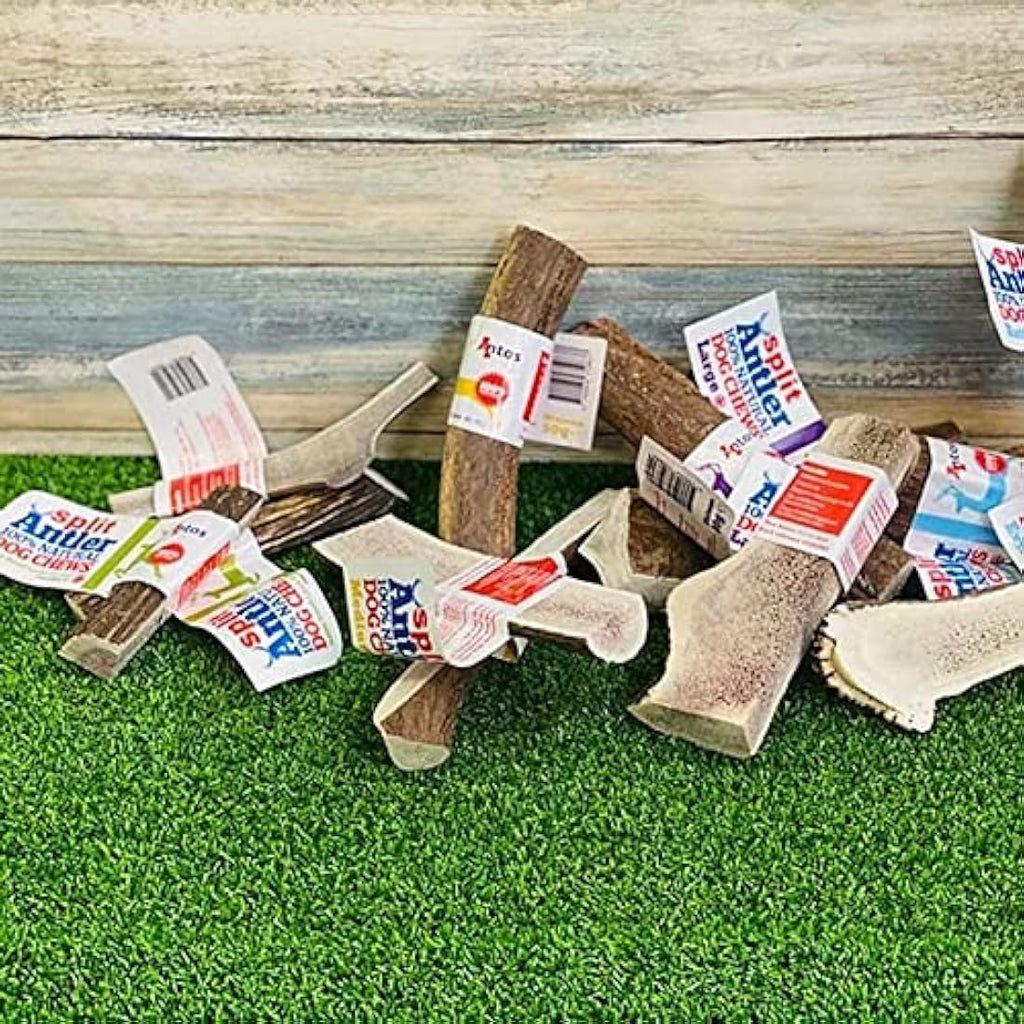 Natural Split Antler Dog Chews | Hypoallergenic (Medium)