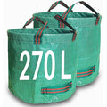 Singwow Heavy Duty Garden Waste Bags | 270L Reusable Polypropylene Sacks