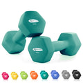 ACTIVE FOREVER Hex Dumbbells Set of 2 | 5kg Neoprene Non-Slip Weights