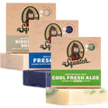 Dr. Squatch Natural Soap Bar for Men – 3 Pack Cold Process Variety Set