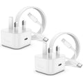 Jolof Store iPhone Fast Charger – 20W USB C Plug with 2M Lightning Cable