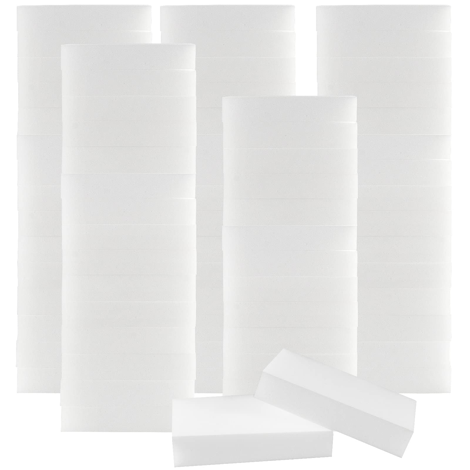 HAKZEON 100 Pack Magic Eraser Sponge | White Melamine Foam Cleaner