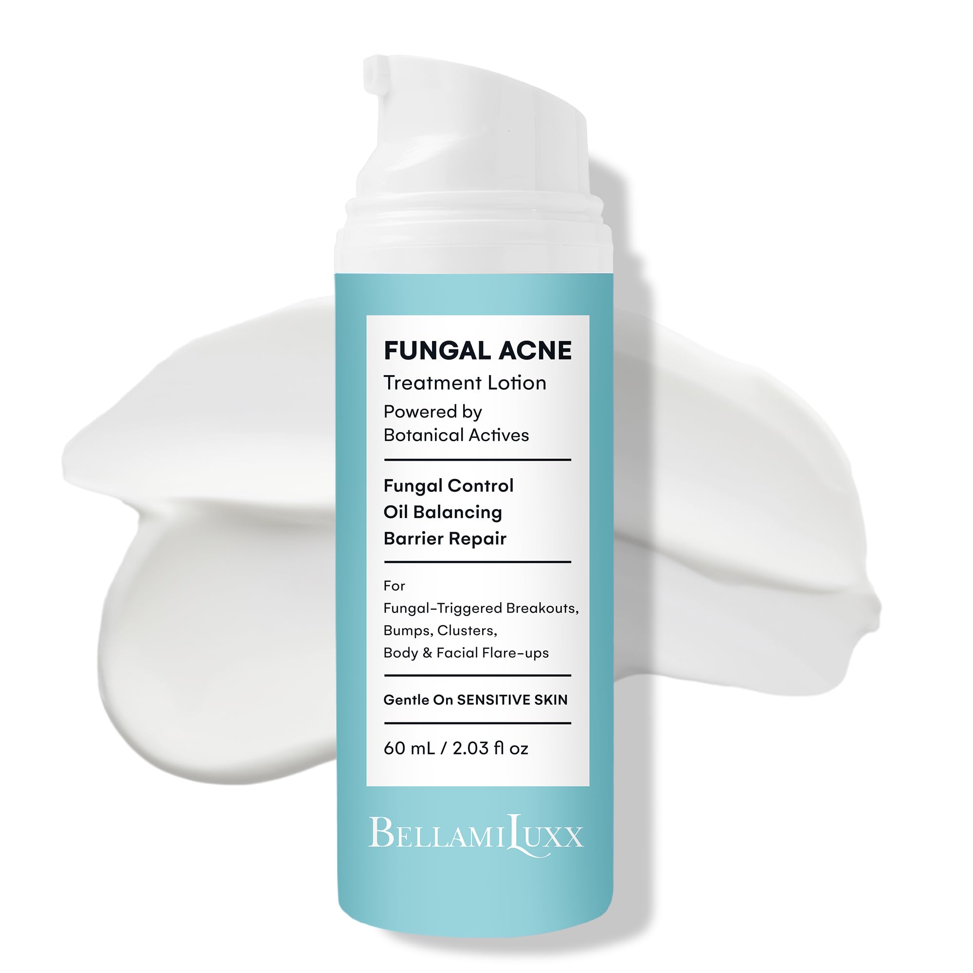 BellamiLuxx Fungal Acne Treatment Lotion - Face & Body Pimple Cream