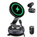 Astriva 15W Magnetic Wireless Charger & Foldable Car Phone Mount