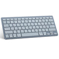 OMOTON Bluetooth Wireless Keyboard for iPad & iPhone, UK Layout, Blue