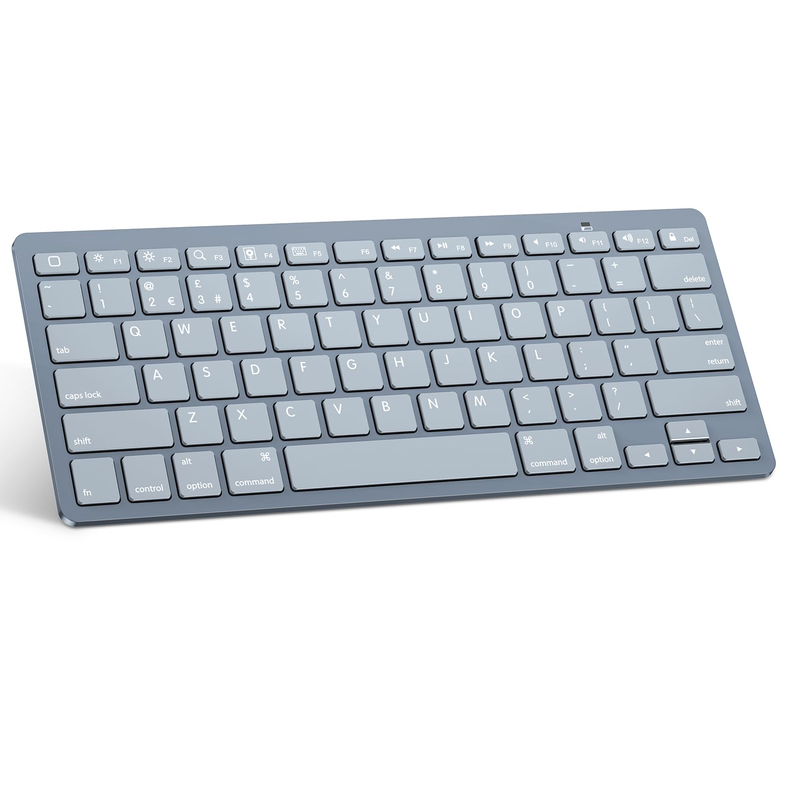 OMOTON Bluetooth Wireless Keyboard for iPad & iPhone, UK Layout, Blue