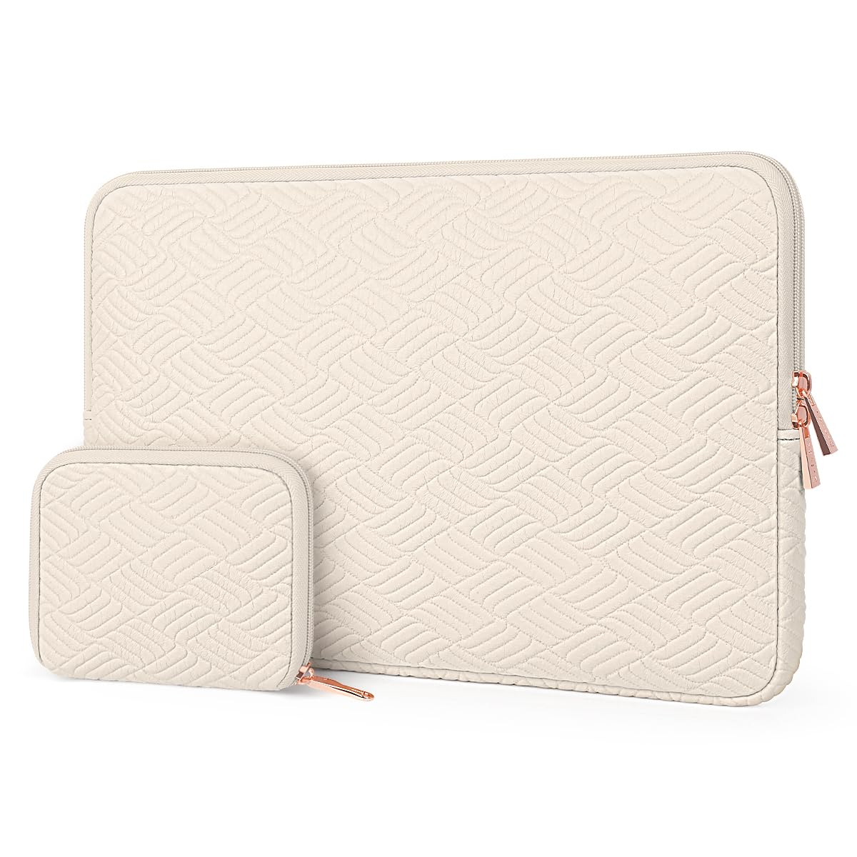 Arvok Water-Resistant Leather Laptop Sleeve for MacBook Air & Pro 13-14"