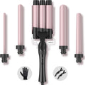 5-in-1 Hair Curler & Waver Set – 10-32mm PTC Ceramic Wand