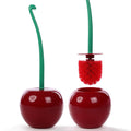 Cherry Shape Toilet Brush and Holder Set – Durable Plastic