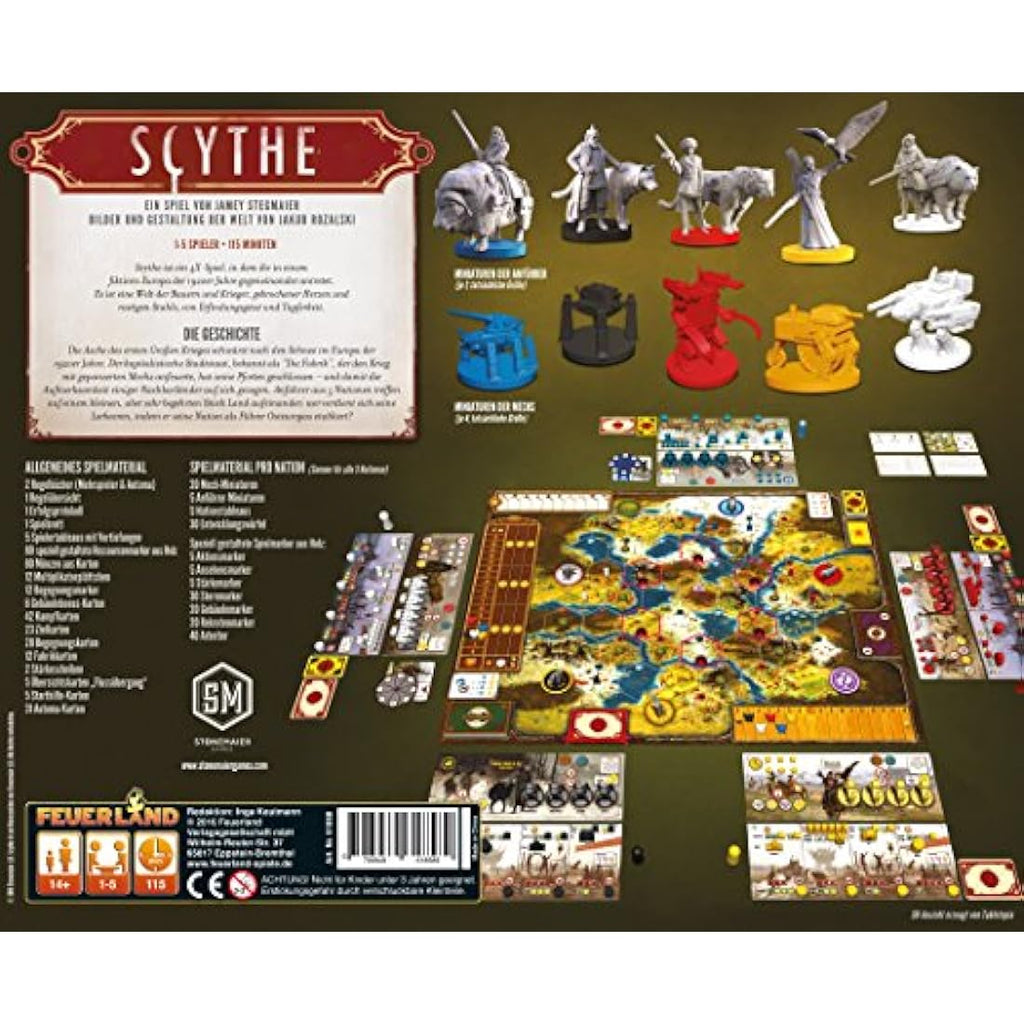 Scythe Brettspiel – Feuerland Spiele Strategie Engine Building Game