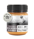 Steens Raw Manuka Honey MGO 830+ | UMF 20+ Certified New Zealand - 225g