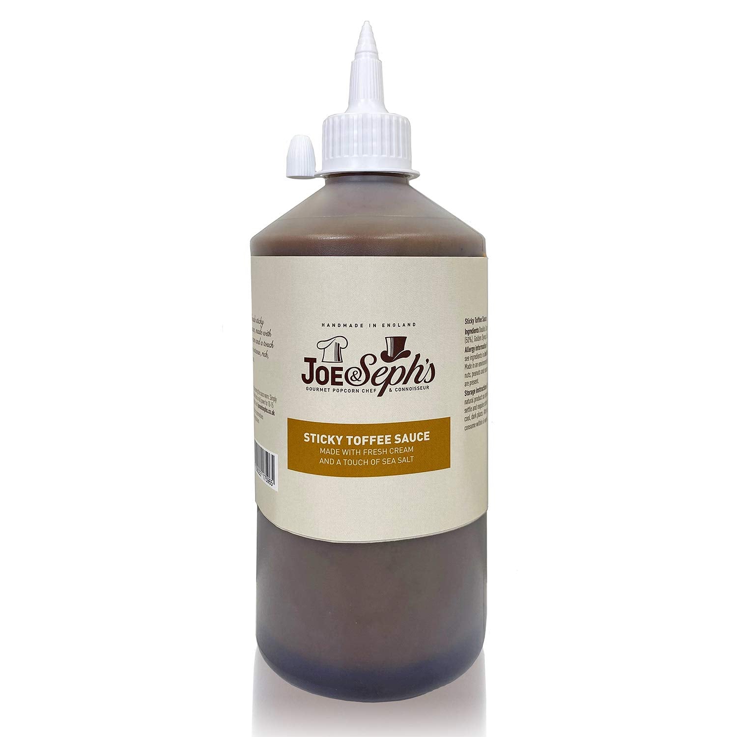Joe & Seph's Sticky Toffee Caramel Sauce – Gourmet Dessert Topping (1kg)