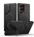 SURITCH Samsung Galaxy S24 Ultra Magnetic Case with Kickstand – Black