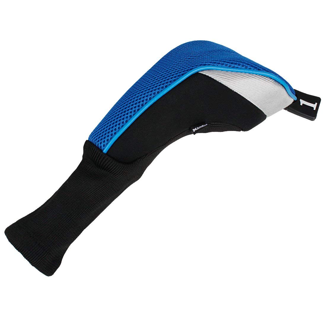 Andux Golf Wood Club Head Covers - 4pcs Set for 460cc Driver - Blue