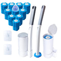 Disposable Toilet Brush Set, 2 Pack Toilet Brushes and Holders with 60 Cleaner Refills - image 1