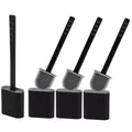 Silicone Toilet Brush Set - 4 Pack Drip-Free Bathroom Cleaner
