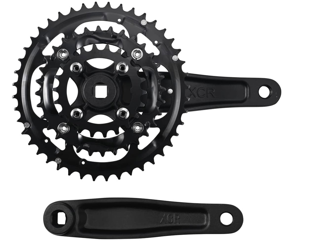 CYSKY 3x 9/10 Speed Bike Crankset – 170mm 104/64 BCD MTB Crank Arm Set