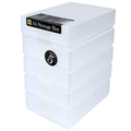 WestonBoxes A5 Clear Plastic Craft Storage Boxes - 1.8L (Pack of 5)