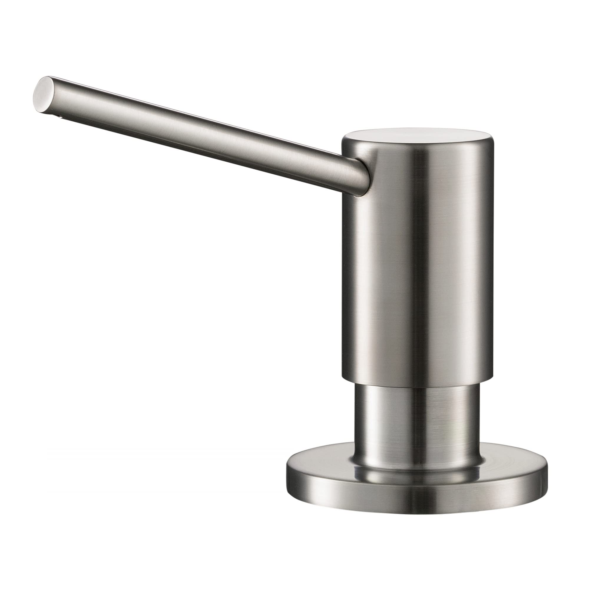 Kraus Kitchen Soap Dispenser | 17 oz Brass Pump | All-Brite Stainless Steel