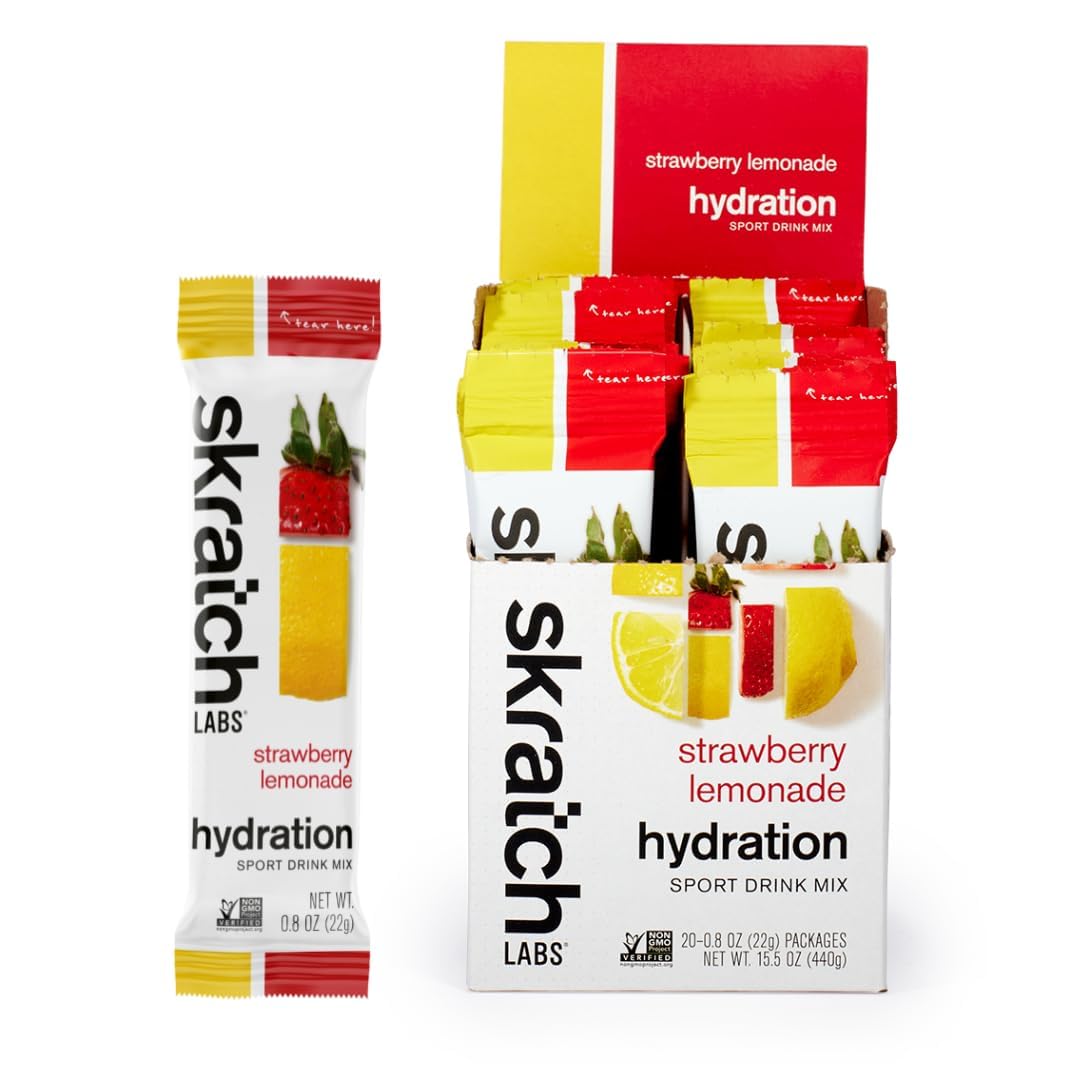 Skratch Labs Hydration Drink Mix - Strawberry Lemonade - 20 Packets