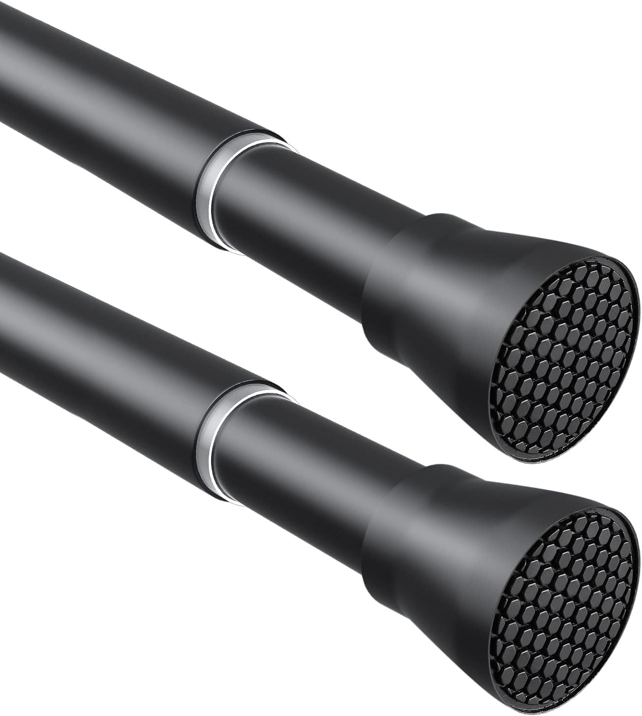 Extendable Tension Rods – 70-130cm No-Drill Shower Rail 2Pcs