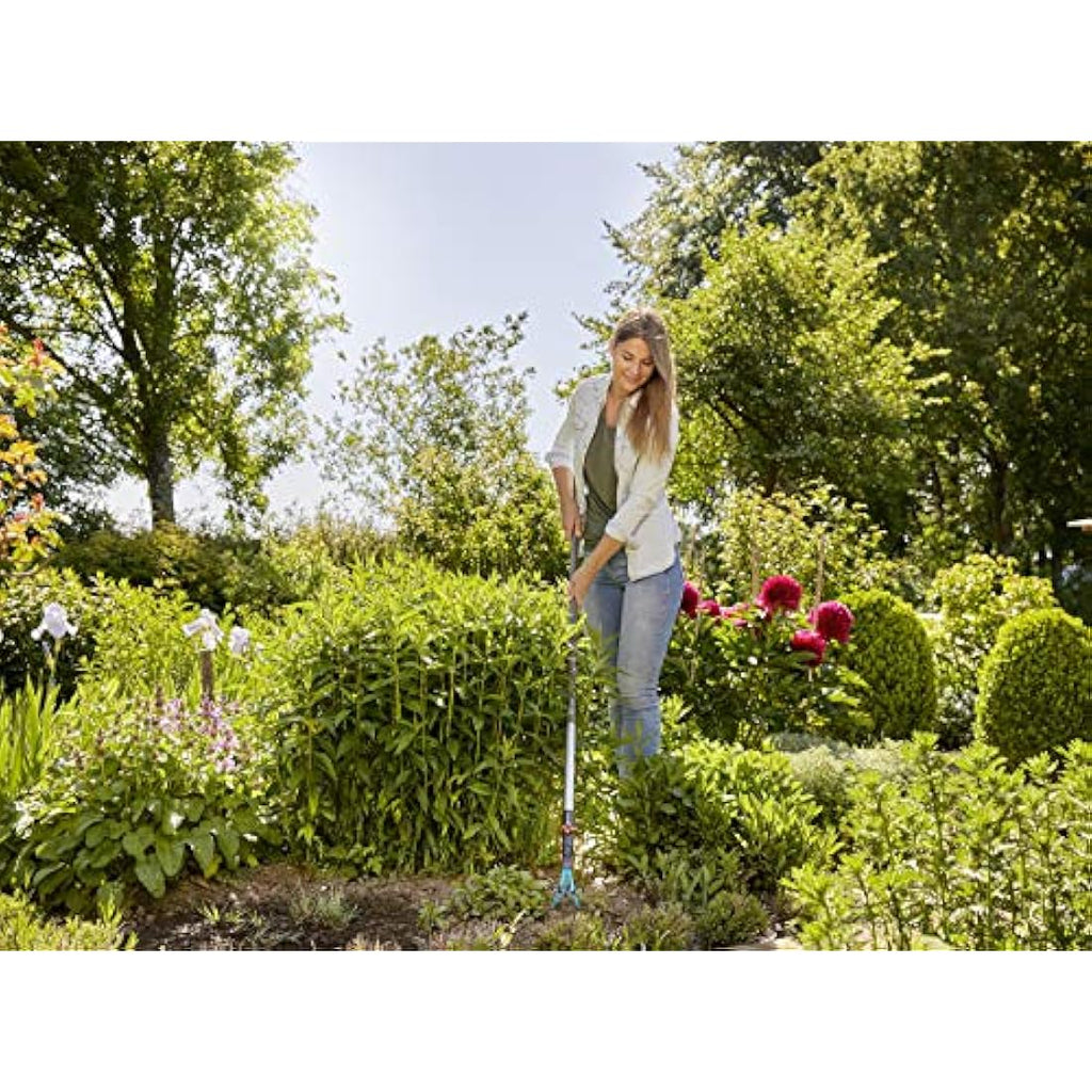 Gardena Combisystem Grubber-Rake – 2-in-1 Steel Garden Tool for Weeding
