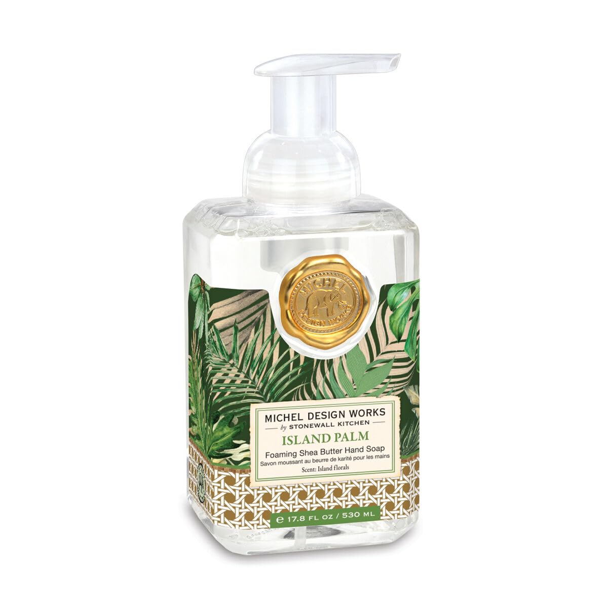 Michel Design Works Island Palm Foaming Hand Soap with Shea Butter