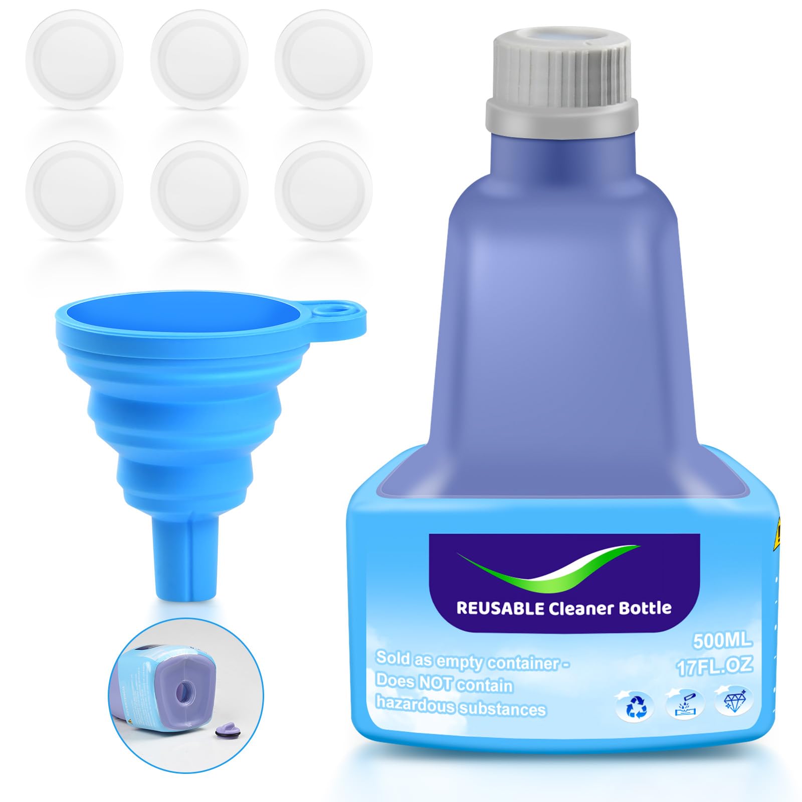 Fenkabs Refillable 500ml Mop Bottle for Flash Power Spray – 2 Pack