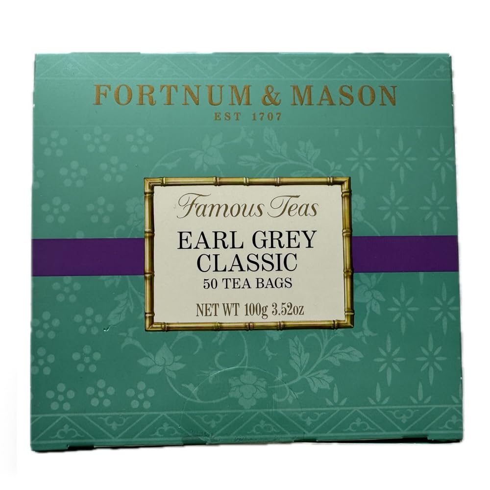 Fortnum & Mason Earl Grey Tea - Classic Bergamot Black Tea (50 Bags)
