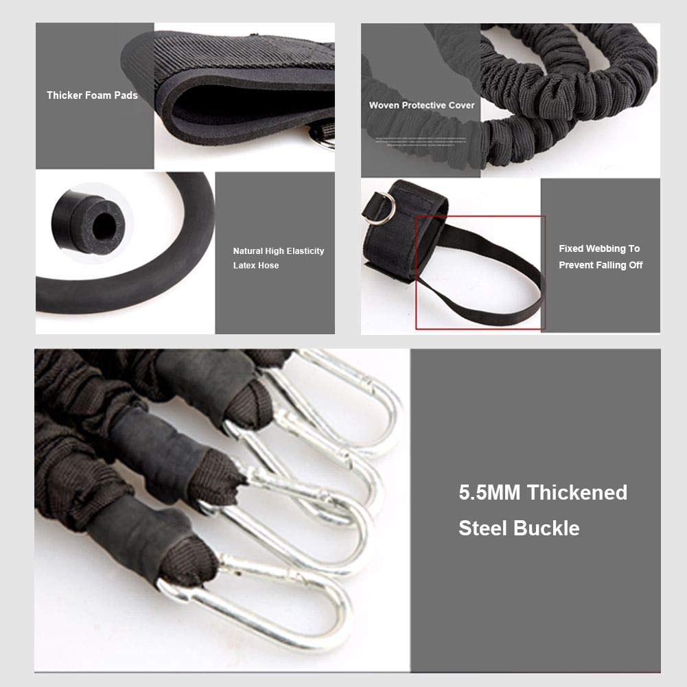 YNXing Strength Training Resistance Bands - 250lb Boxing Agility Set