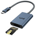 uni USB C SD 4.0 Card Reader | UHS-II 312MB/s Aluminum 2-in-1 Adapter