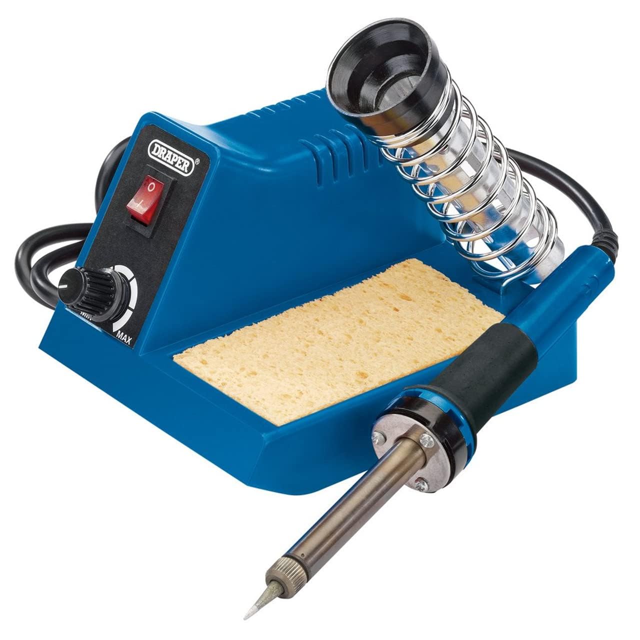 Draper 40W Soldering Station with Heat Output Dial and Stand – 61478