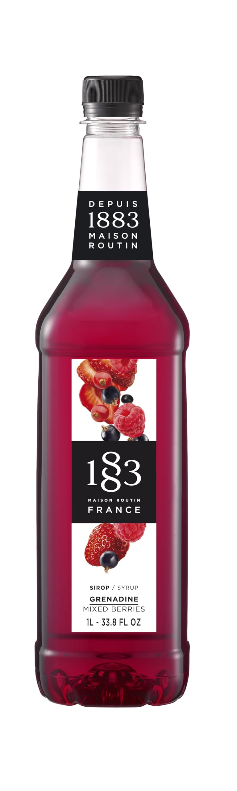 1883 Maison Routin Pomegranate Syrup – 1L Gourmet Cocktail Mixer