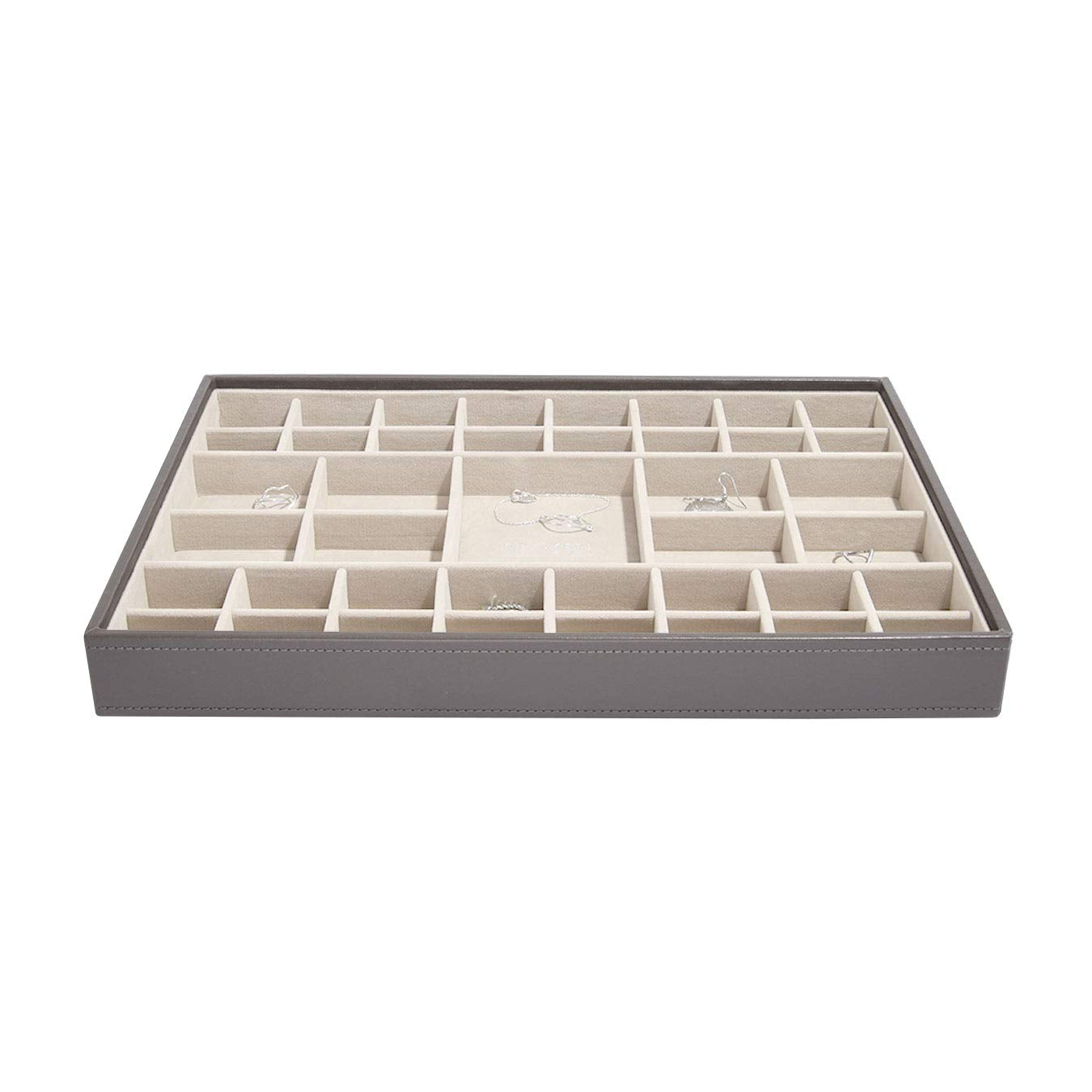 Stackers Mink Supersize Jewellery Box Trinket Layer | Velvet Lining