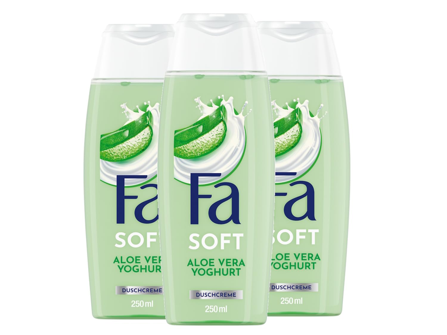 Fa Aloe Vera Yoghurt Shower Gel – Vegan Nourishing Body Wash (3 x 250ml)