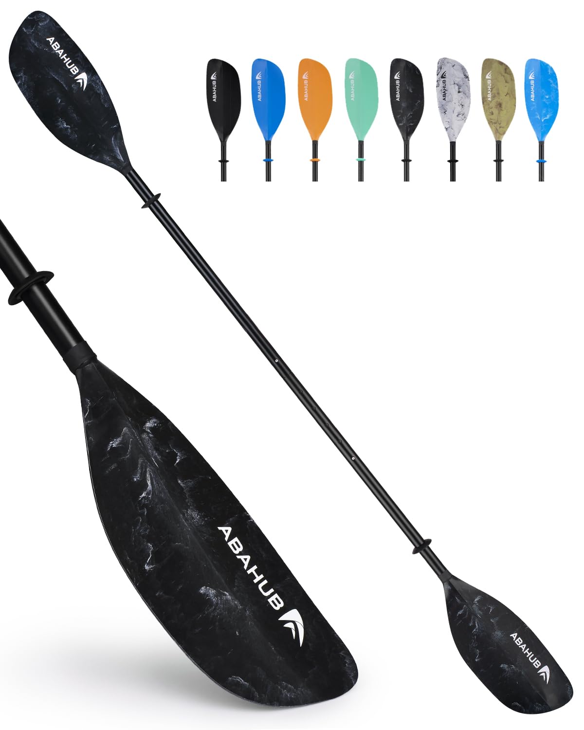 Abahub Adjustable Kayak Paddle | 210-230cm Aluminum Floating Oar