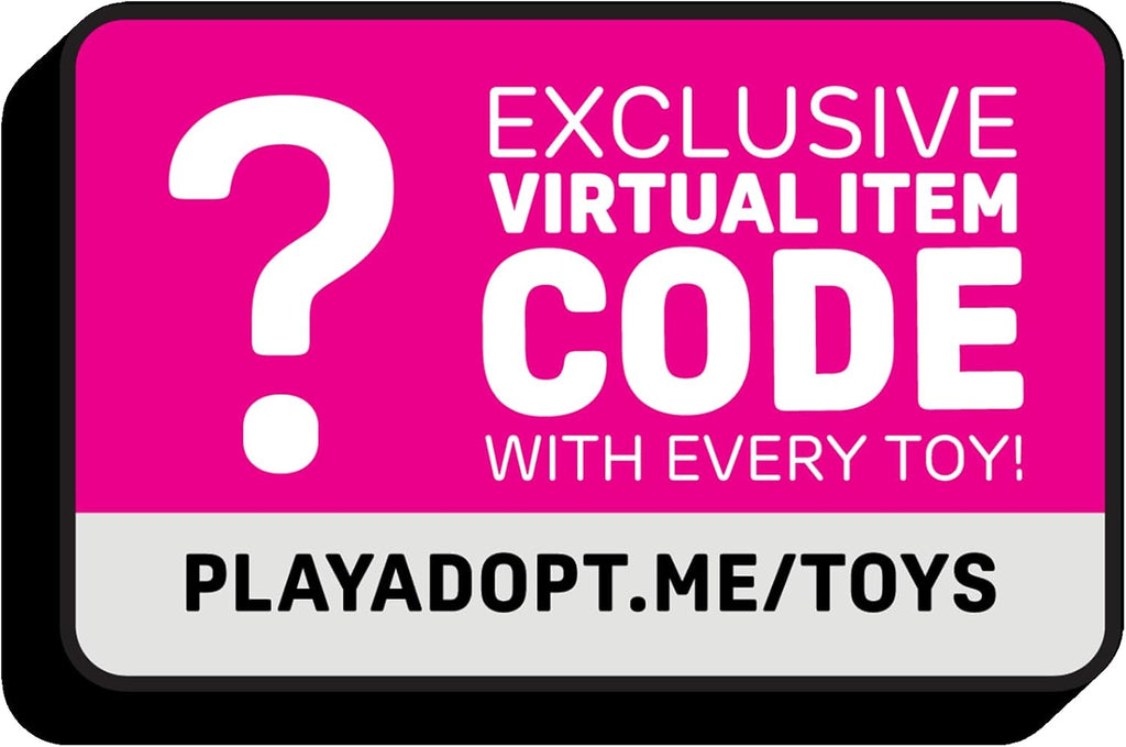 Adopt Me! Neon Unicorn Light-Up Plush Toy by Snaps with Virtual Code