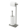 Umbra Cappa Freestanding Metal Toilet Paper Holder & Reserve - Nickel