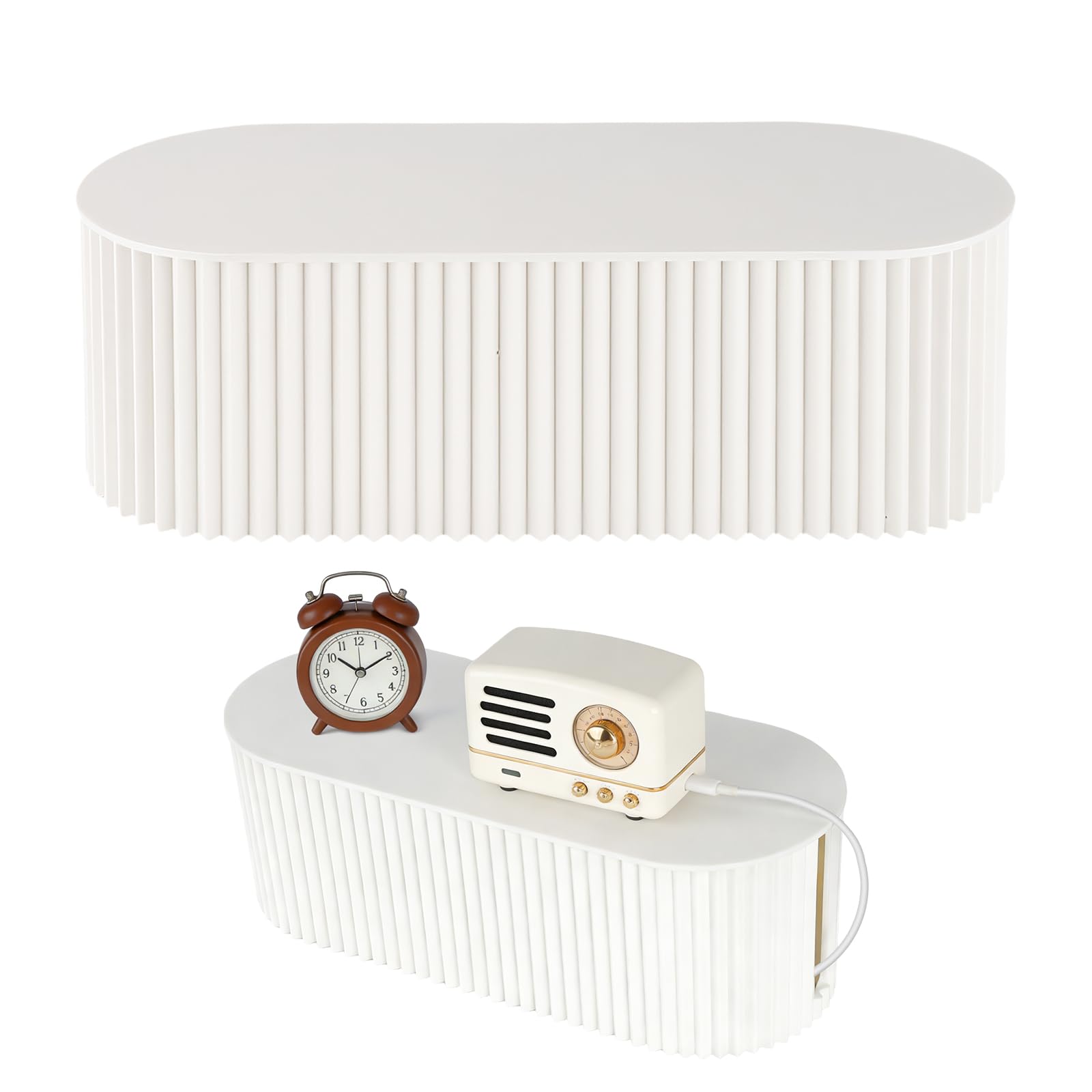 Jolof Store Nordic Cable Tidy Box – Power Strip and Wire Organizer