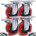 Jolof Store 100mm Heavy Duty Swivel Castor Wheels - 700kg Capacity