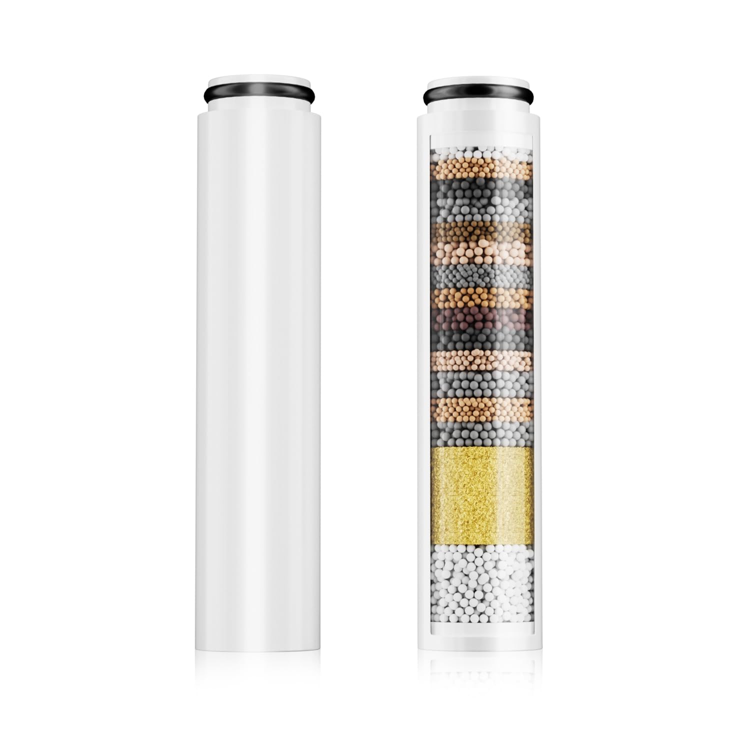 Cobbe 20-Stage Shower Head Filter Replacement Cartridge - 2 Pack